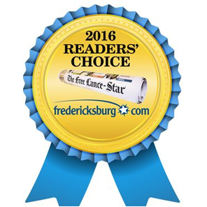 2016 Readers Choice Award for Ophthalmology Fredericksburg, VA