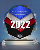 2022 Best of Culpeper Award for Top Ophthalmologist